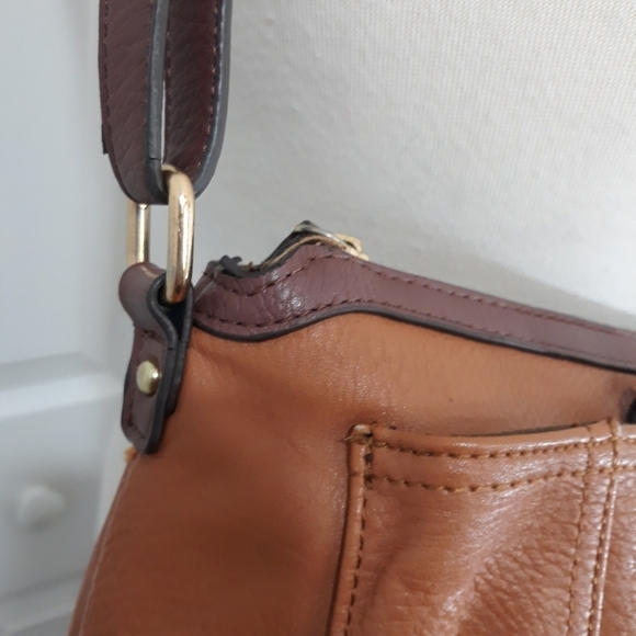Boc  Shoulder/Crossbody Camel Bag Zipper for Closure - Picture 5 of 15